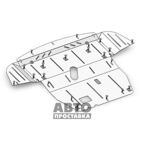 Bronex защита двигателя, КПП Alfa Romeo Brera 2005-2010, 159 2005-2011 Premium фото 1