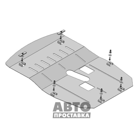 Bronex защита двигателя и КПП Chevrolet Sonic 3 1.4 T, 1.8 2016- Premium фото 1