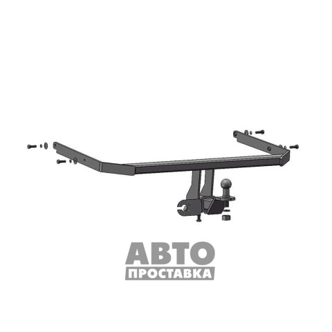 Фаркоп съемный под американский квадрат - Mazda 3 BK фото 3