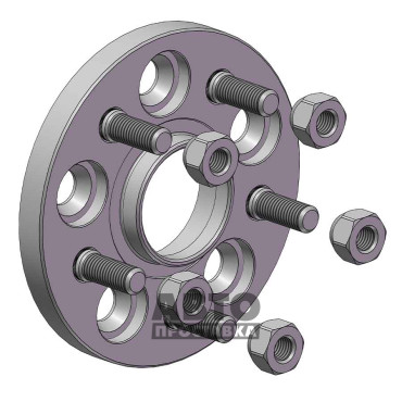 Distanțiere roți pentru Chevrolet 10 mm 5x105 dia 56,6 (STUD12x1.5)