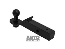 Cârlig remorcare 50x50 250 mm, bilă negru Bronex - фото товара в интернет магазине autoprostavka