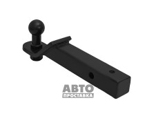 Cârlig remorcare 50x50 290 mm, bilă negru Bronex - фото товара в интернет магазине autoprostavka