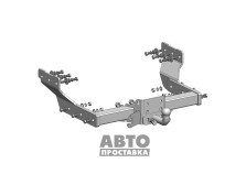 Dispozitiv de remorcare detașabil cu două șuruburi pe placă - Ford Transit, bara de protecție cu treaptă, microbuz, 2000-2014 - фото товара в интернет магазине autoprostavka