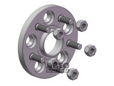 Distanțiere roți pentru Opel 10 mm 5x105 dia 56,6 (STUD12x1.5) - фото товара в интернет магазине autoprostavka