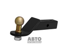 Inserție bară de remorcare pătrată 30x30 210 mm aurie Bronex - фото товара в интернет магазине autoprostavka